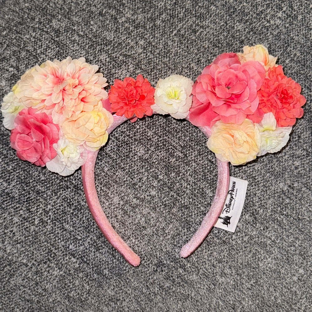 Floral Minnie Mouse Ears